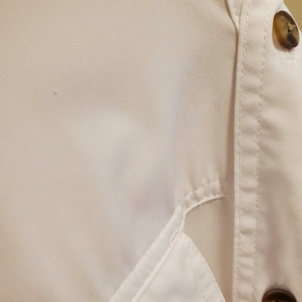 Bimini Bay Outfitters LTD Men’s White Short Sleeve Button-Down Fishing Shirt XL - Picture 12 of 14